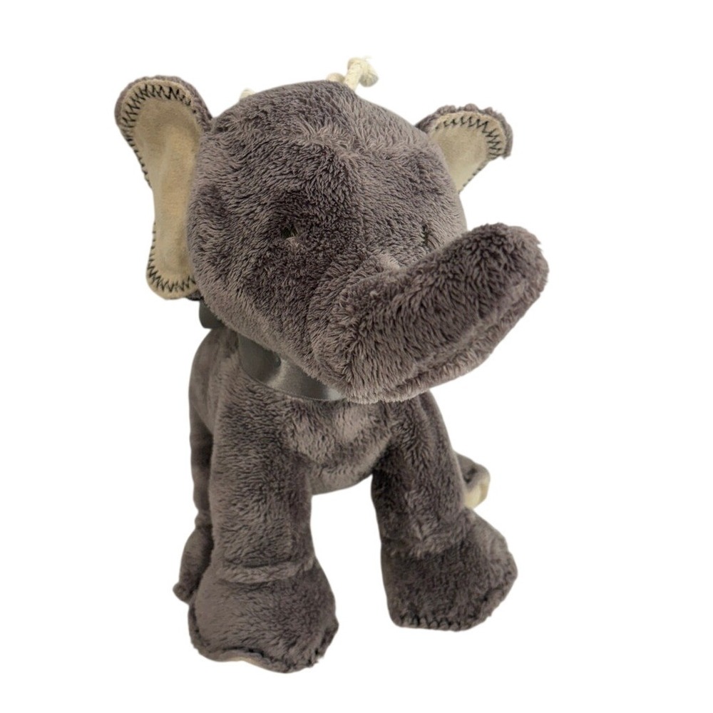 Barefoot Dreams CozyChic Elephant Plush Stuffed Animal Gray Style 562 Toy
